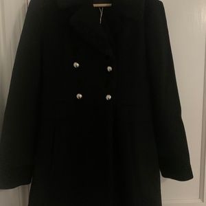 EMPORIO ARMANI, Black Coat, New with all the tags